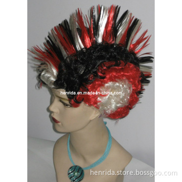 Party Wig, Made of 100% Synthetic Fiber, Paypal Accepted